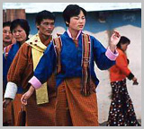 Village Dancers - Bhutan. 