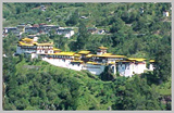 Fort in a Forest - Bhutan. 