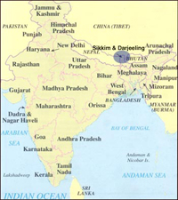 Darjeeling On Map